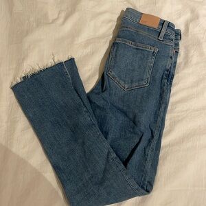 Paige Hoxton Slim Raw Hem Jean in Florencia